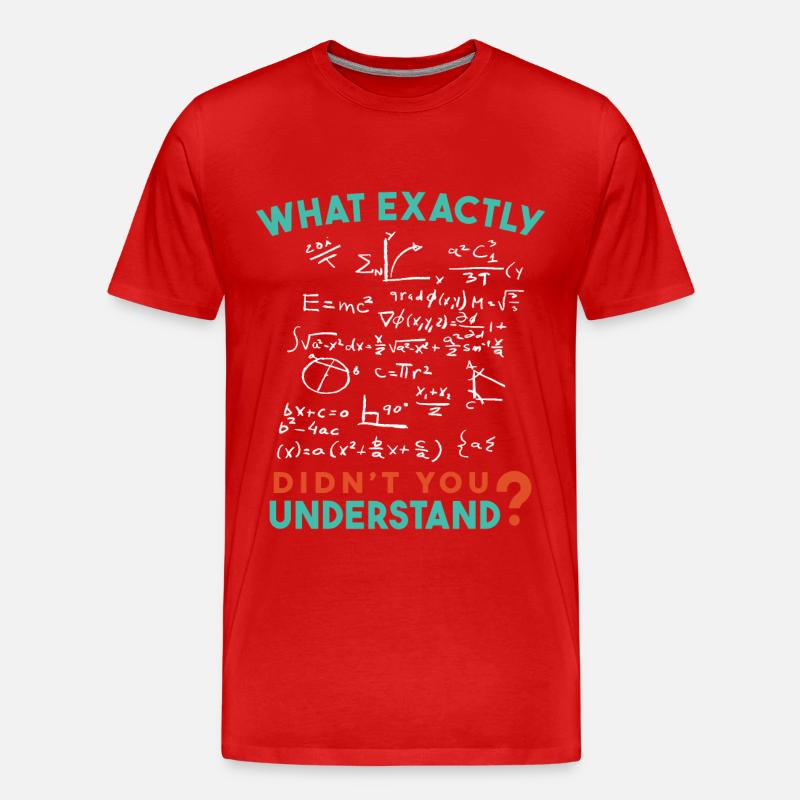 Physique Math Formule Blague - T-shirt bio Premium Homme - undefined