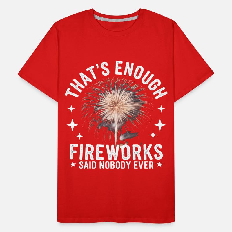 Pyrotechnics Fireworks Pyrotechnics Men's Premium Organic T-Shirt