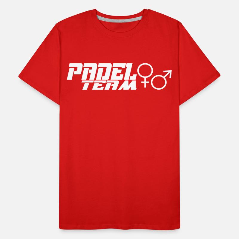 Padel team Men's Premium Organic T-Shirt