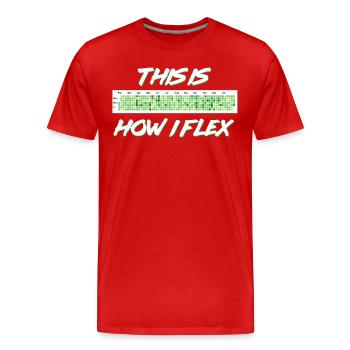 Programmeur Humour Coding Blagues Développeur - T-shirt bio Premium Homme - rouge - Devant - Damien (186cm)