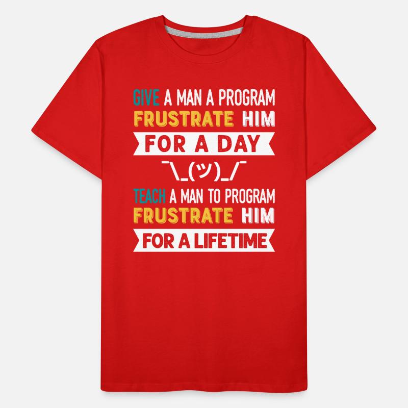 Programmeur Humour Coding Blagues Développeur T-shirt bio Premium Homme