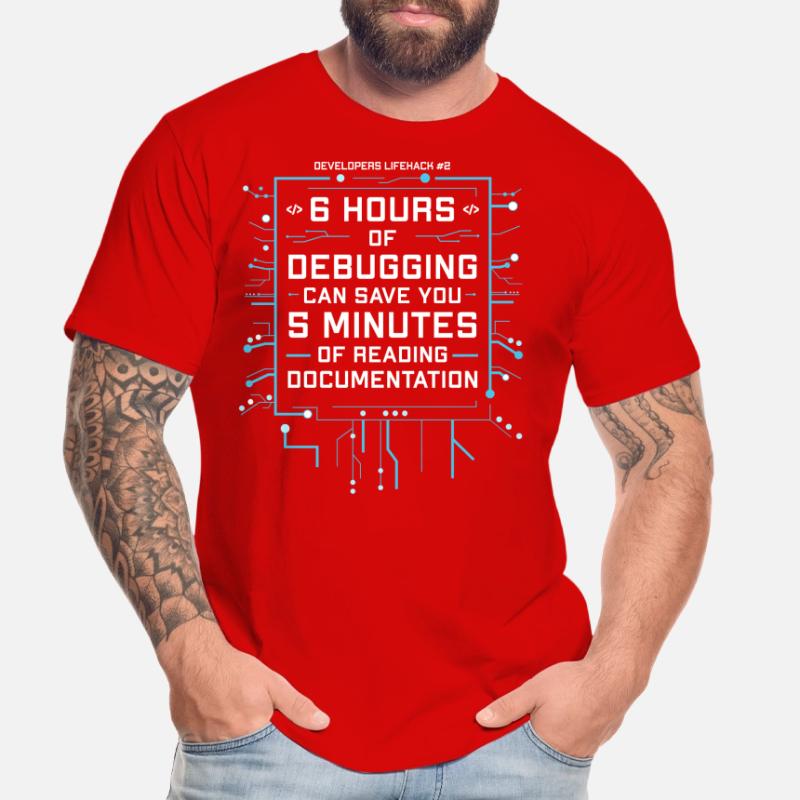 Programmer Humor Coding Jokes Developer Men's Premium Organic T-Shirt