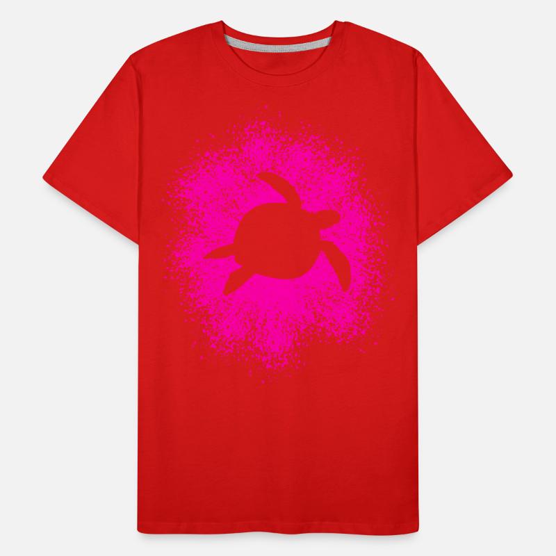 Sea Turtle Turtle in the Oceans Men's Premium Organic T-Shirt