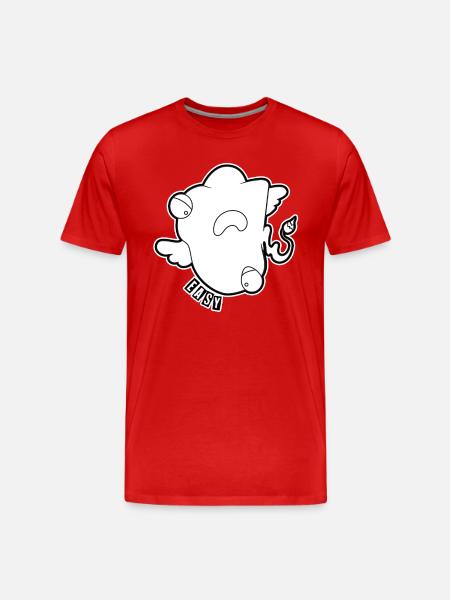 Flyguy - Men's Premium Organic T-Shirt - red