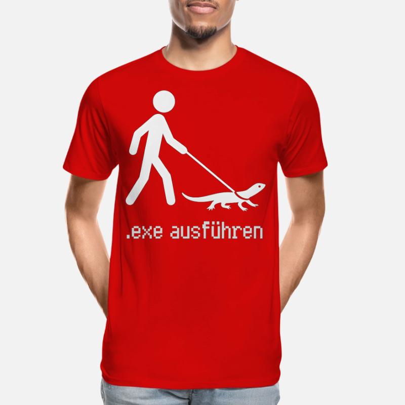 EXE Run Admin Computer Scientist Programmer Men's Premium Organic T-Shirt