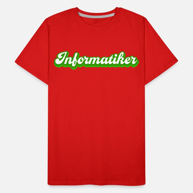 Informatiker Informatik Studium Geschenk Männer Premium Bio T-Shirt