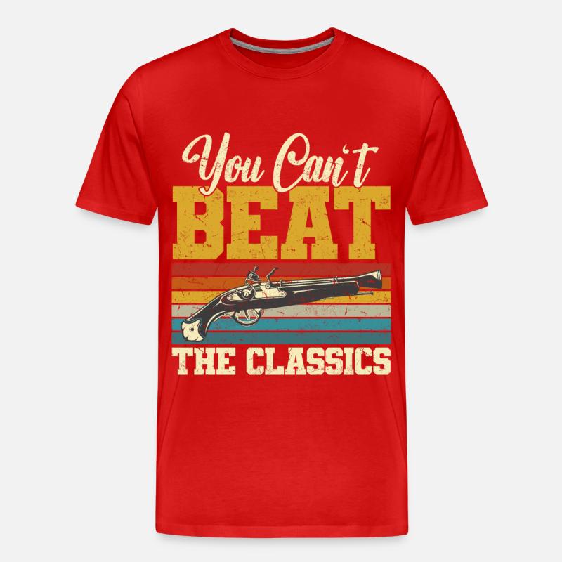 Muzzle Loader - Männer Premium Bio T-Shirt - Rot