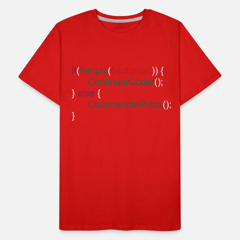 Codeur T-shirt bio Premium Homme