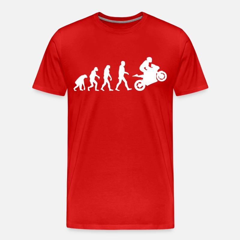 Sport Biker Evolution - T-shirt bio Premium Homme - rouge