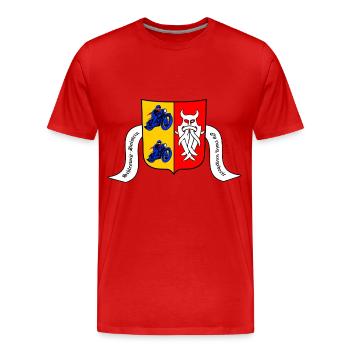Schleswig-Holstein - Op ewig ungedeelt - Männer Premium Bio T-Shirt - Rot - Vorne - Damien (186cm)