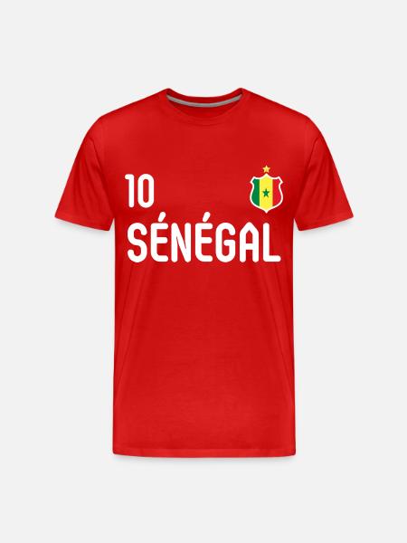 Senegal national team - Men's Premium Organic T-Shirt - red