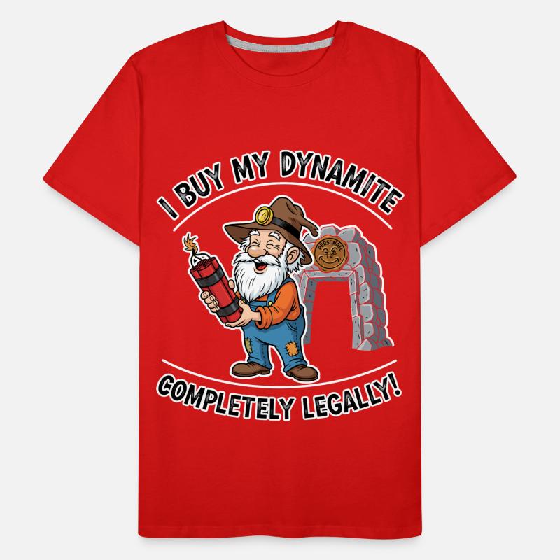 Dynamite Miner ! T-shirt bio Premium Homme