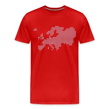 Venezia Trieste Udine Padova - Männer Premium Bio T-Shirt - Rot - Vorne - Damien (186cm)