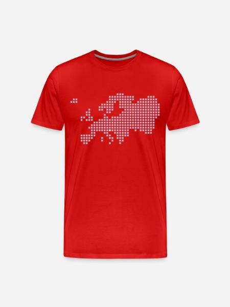 Venezia Trieste Udine Padova - Men's Premium Organic T-Shirt - red