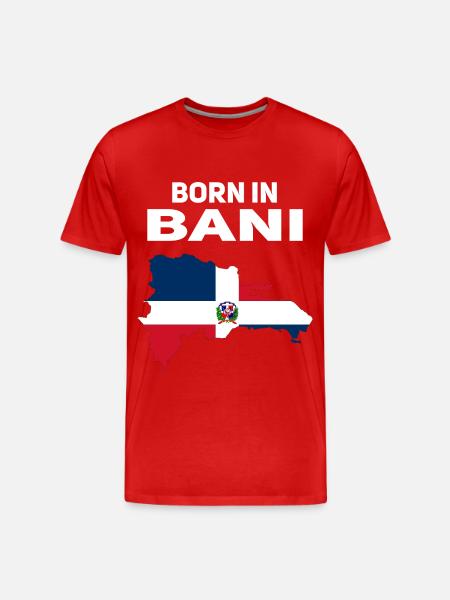 Dominican Republic - Men's Premium Organic T-Shirt - red
