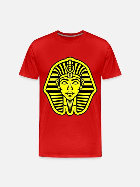 Pharaoh's Skull - Men's Premium Organic T-Shirt - red