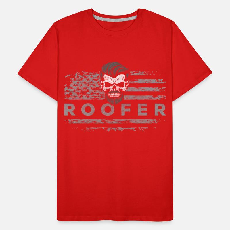 carpenter construction site house roofer master Men's Premium Organic T-Shirt