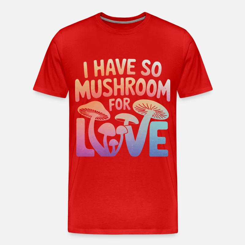Champignons Champignons Champignon Champignon - T-shirt bio Premium Homme - rouge