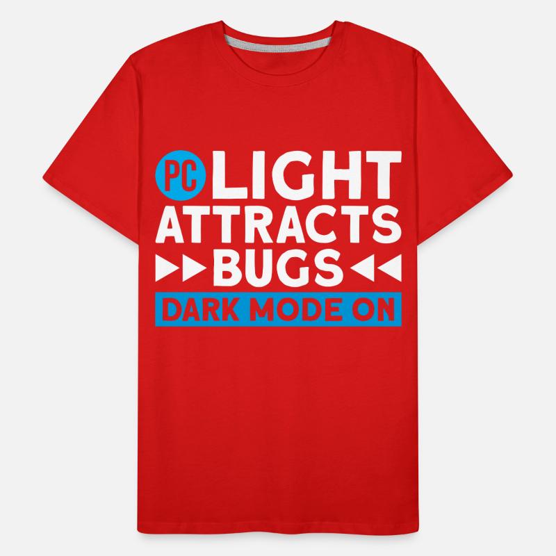 Computer Coding Programmer Men's Premium Organic T-Shirt