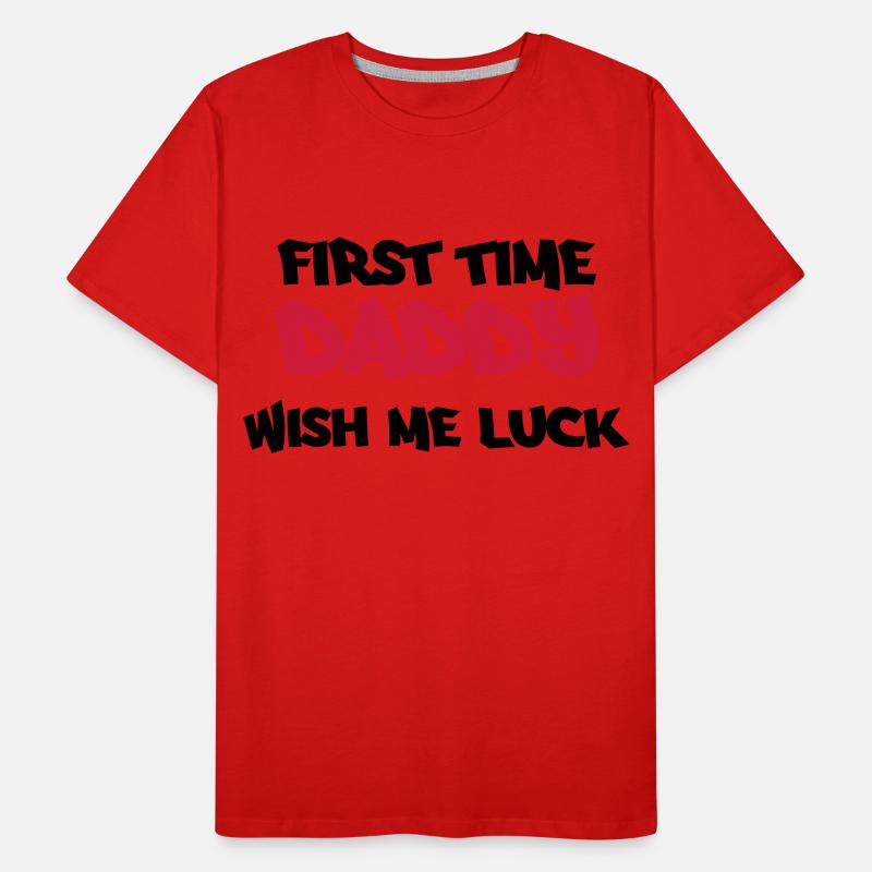 First time Daddy Men's Premium Organic T-Shirt