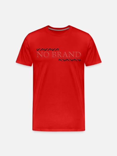 No Brand - Men's Premium Organic T-Shirt - red