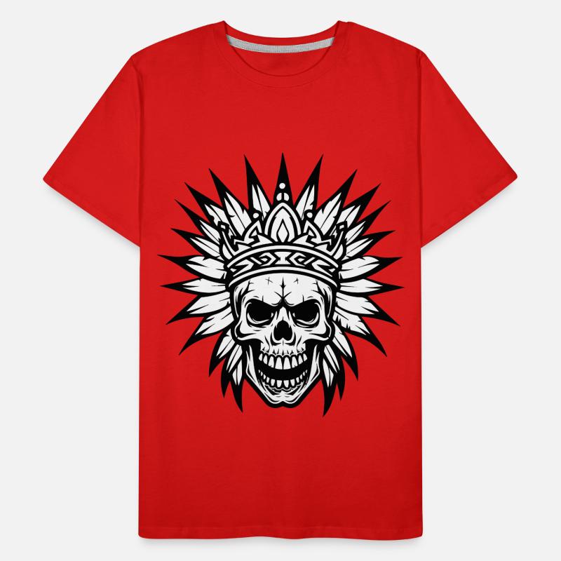 Chef Apache DeadIndian T-shirt bio Premium Homme