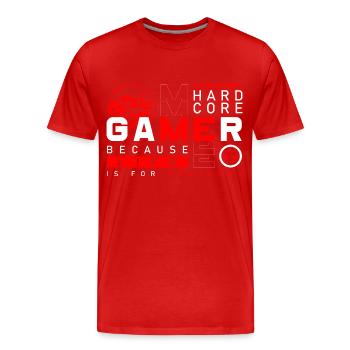 PC Esports Graphics - Men's Premium Organic T-Shirt - red - Front - Damien (186cm)