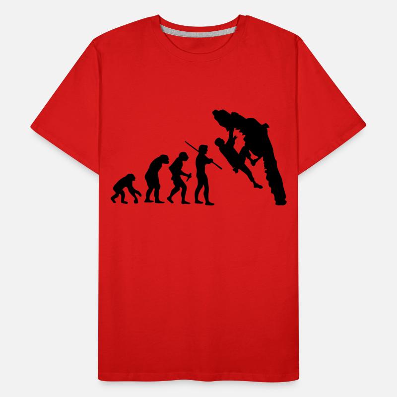 Boulder Evolution Männer Premium Bio T-Shirt