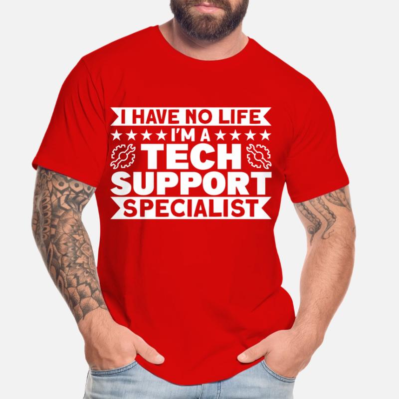 Tech Support Technischer Support Support Geschenk Männer Premium Bio T-Shirt