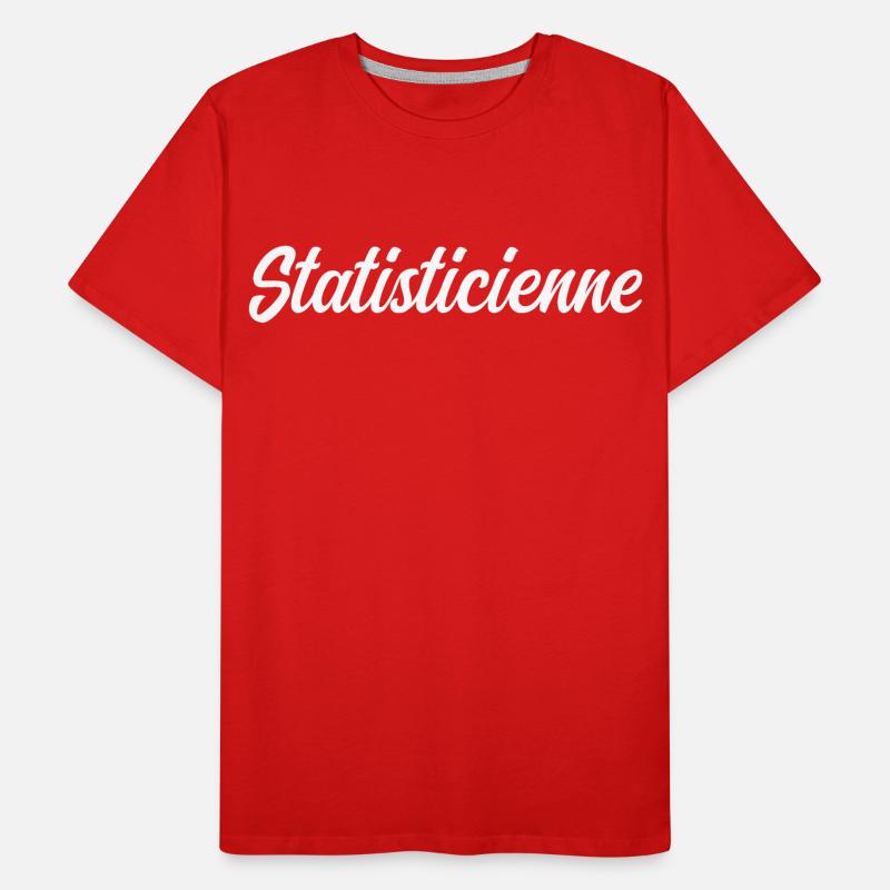 Statisticienne  T-shirt bio Premium Homme