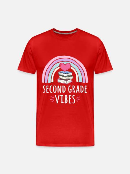 Second Grade Vibes - Men's Premium Organic T-Shirt -