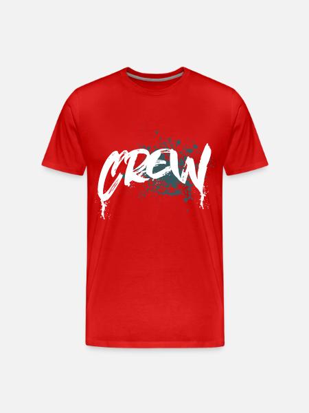 Crew - Men's Premium Organic T-Shirt - red