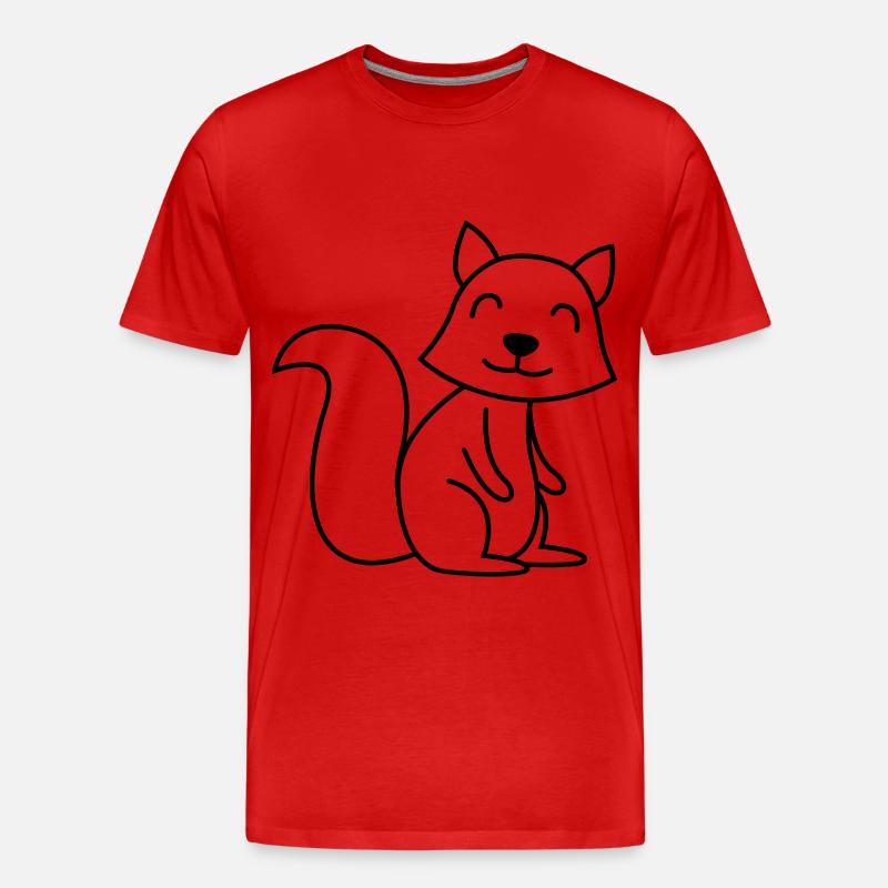 Stinker Comic Tier - Männer Premium Bio T-Shirt - Rot