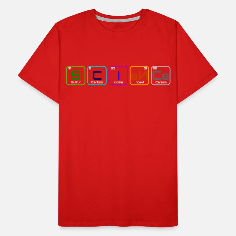 "Science" with the elements Men's Premium Organic T-Shirt
