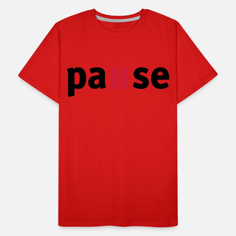 Pause T-shirt bio Premium Homme