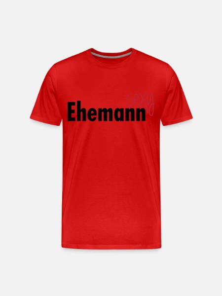 Sexy Ehemann - Männer Premium Bio T-Shirt - Rot