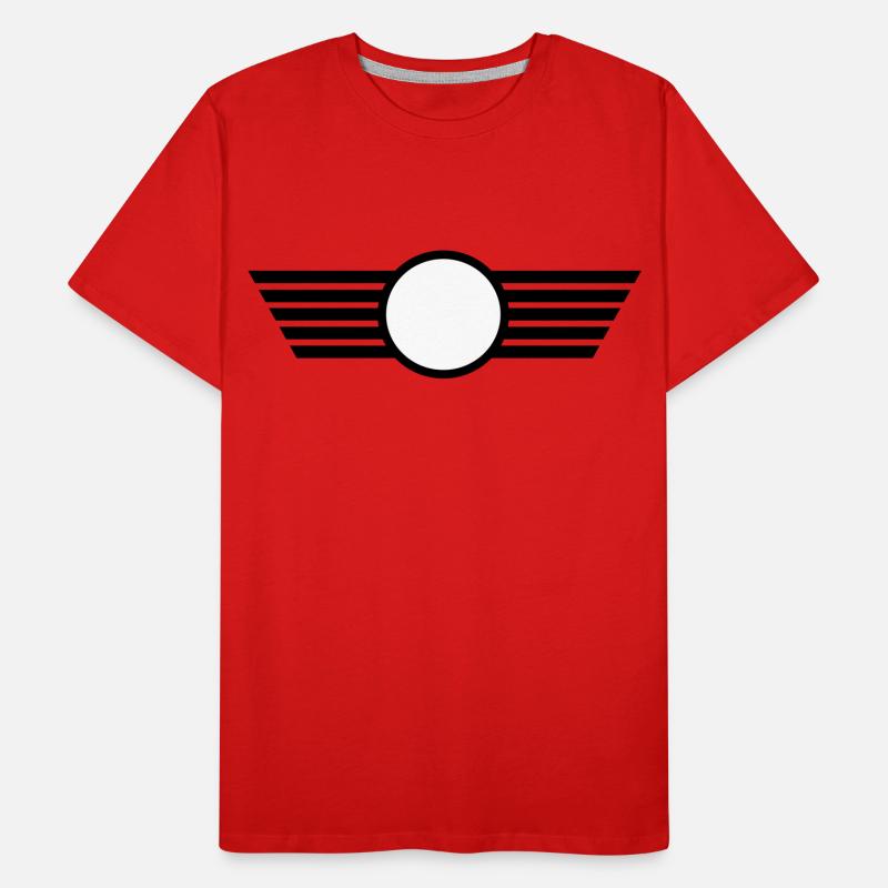 Flügel Männer Premium Bio T-Shirt