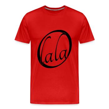 Oh lala - Männer Premium Bio T-Shirt - Rot - Vorne - Damien (186cm)
