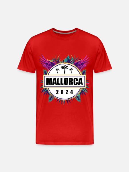 Mallorca 2024 Team - Men's Premium Organic T-Shirt - red