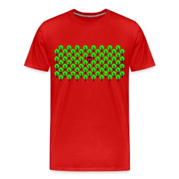 Fairy Tales - - Fairytale - Rotkaeppchen Wolf - - T-shirt bio Premium Homme - rouge - Devant - Damien (186cm)