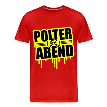 Polterabend Junggesellenabschied - Männer Premium Bio T-Shirt - Rot - Vorne - Damien (186cm)
