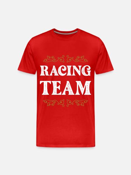 Équipage de course - T-shirt bio Premium Homme - rouge