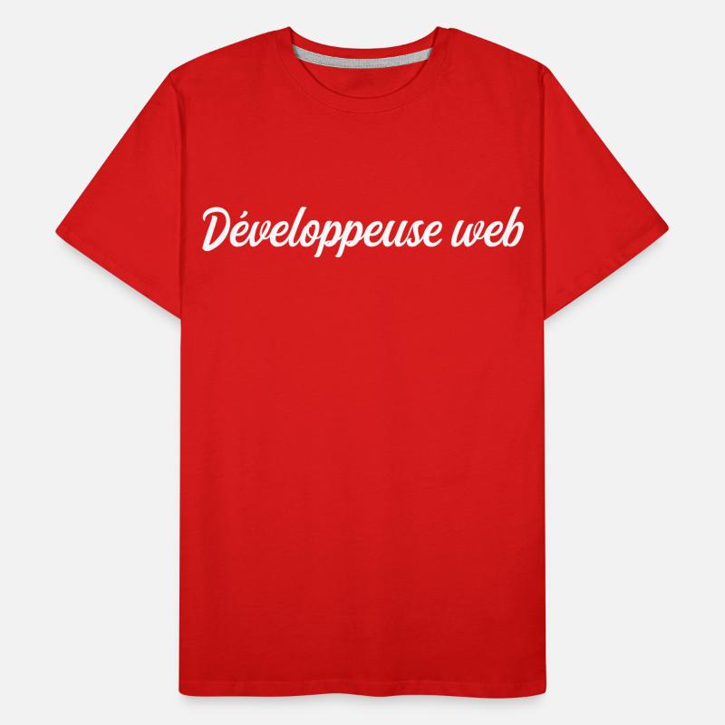 Développeuse Web T-shirt bio Premium Homme