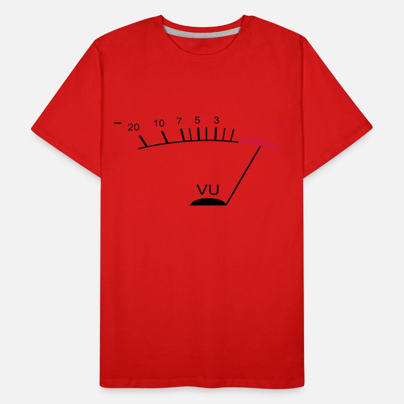 vu meter ii DE Männer Premium Bio T-Shirt