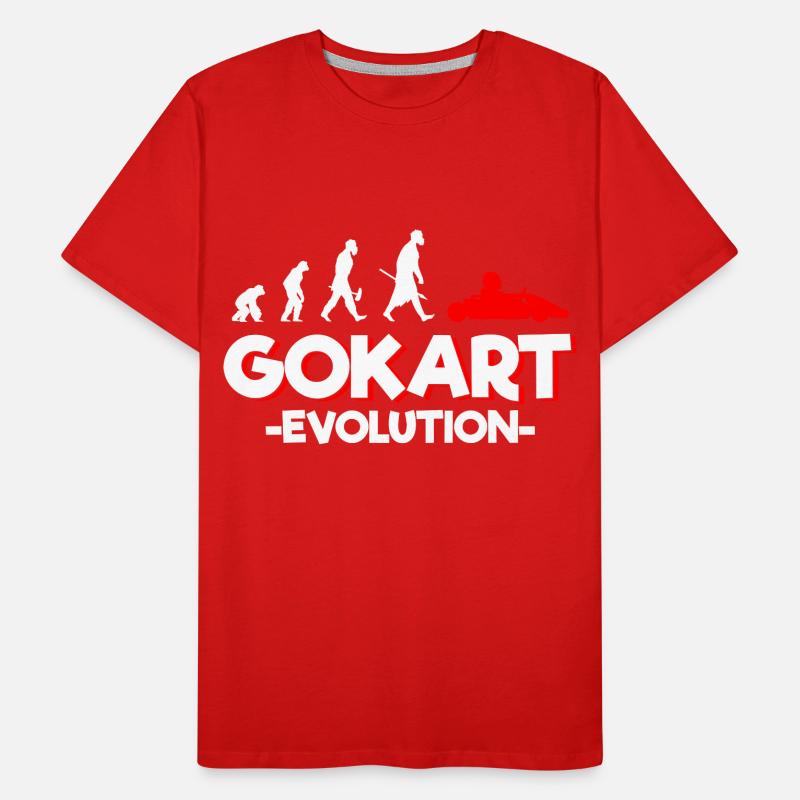 Course de karting de course de voitures de course T-shirt bio Premium Homme
