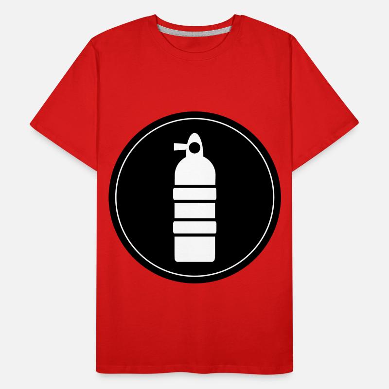 Oxygen Diving Circle Men's Premium Organic T-Shirt