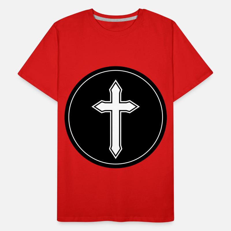 Cross Circle Men's Premium Organic T-Shirt