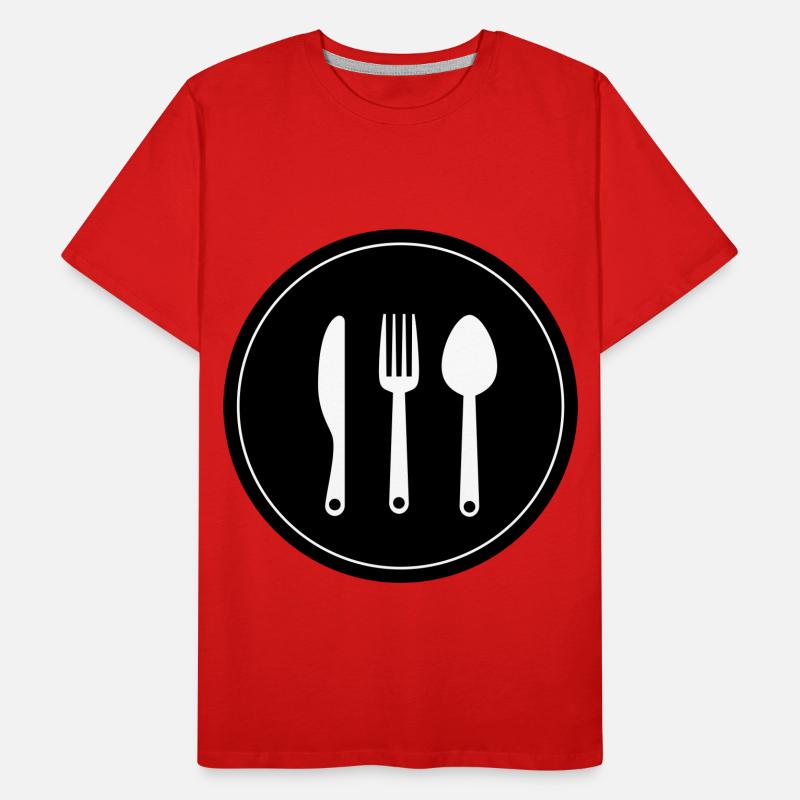 Fork cutlery Men's Premium Organic T-Shirt