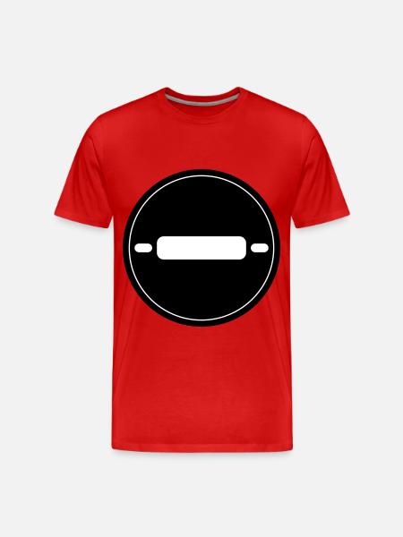 Kitchen roll baking rolling pin - Men's Premium Organic T-Shirt - red