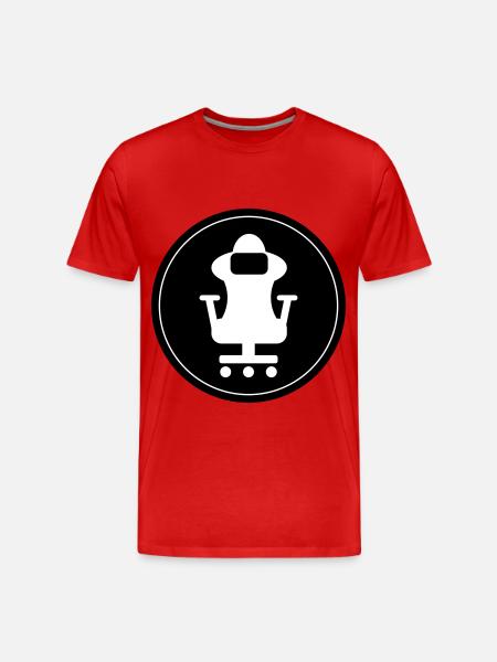 Gamer stuhl gaming circle - Men's Premium Organic T-Shirt - red